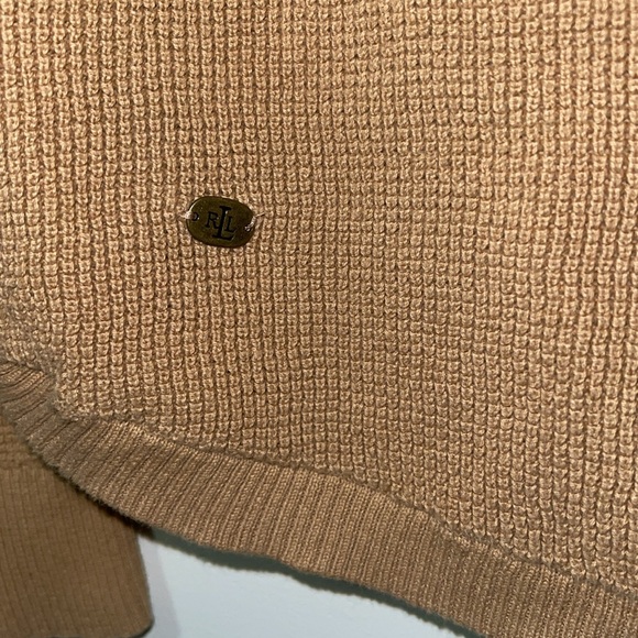 ☀️Sale☀️ Ralph Lauren tan hooded sweater size small - Picture 2 of 7